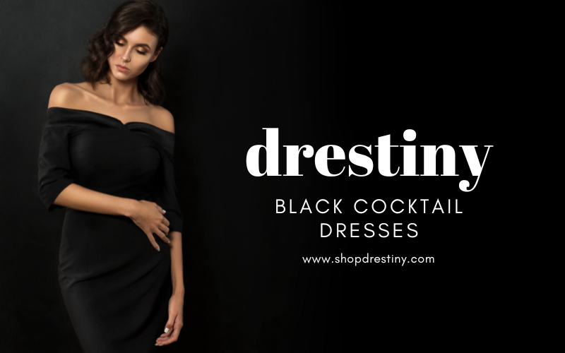 Shop Drestiny online or on mobile! Shopdrestiny.com - Black Cocktail Dresses - Free Shipping and save up to 80% off the latest fashion trends 2023
