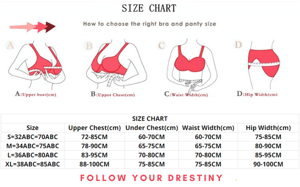 Sexy Transparent Lace Bra & Underwear Set For Women Size Guide From Drestiny