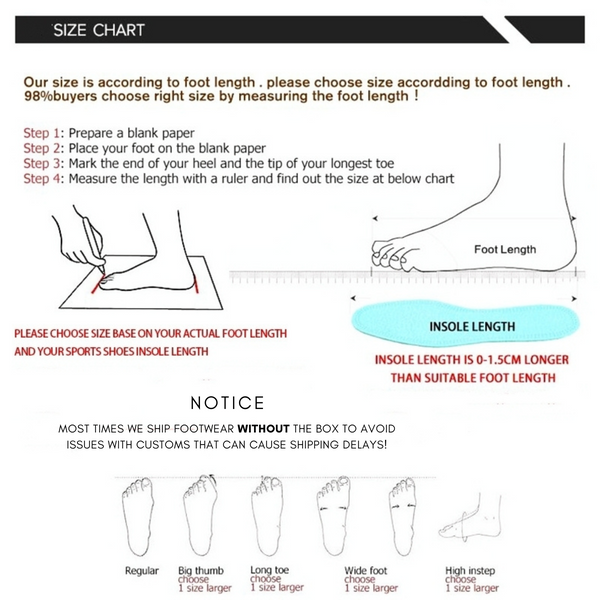 Back To The Future Shoes - How To Measure Your Feet