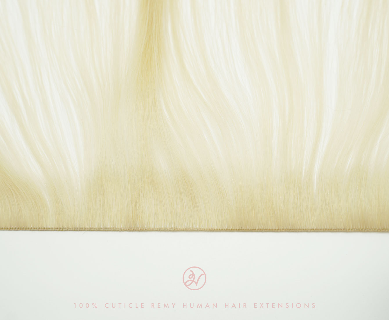 Weft of Hairlaya's Hand-Tied Hair Extensions