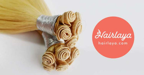 Hairlaya gives the most reliable hand-tied extensions on the market