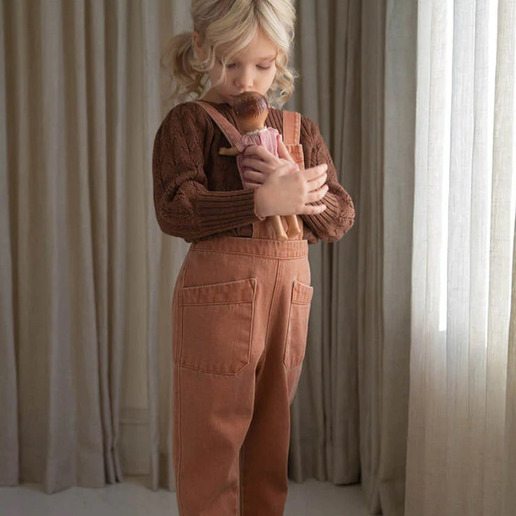 SOOR PLOOM Charlie Overall ブラックデニム-