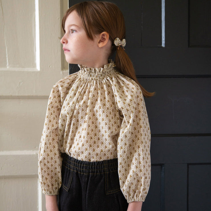 Soor Ploom Blouse Leaf Print 5yブラウス - ブラウス