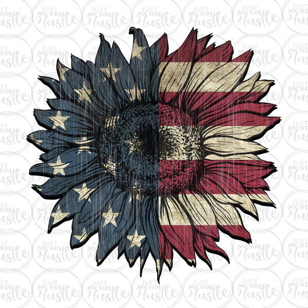 Free Free 266 Red White Blue Sunflower Svg SVG PNG EPS DXF File