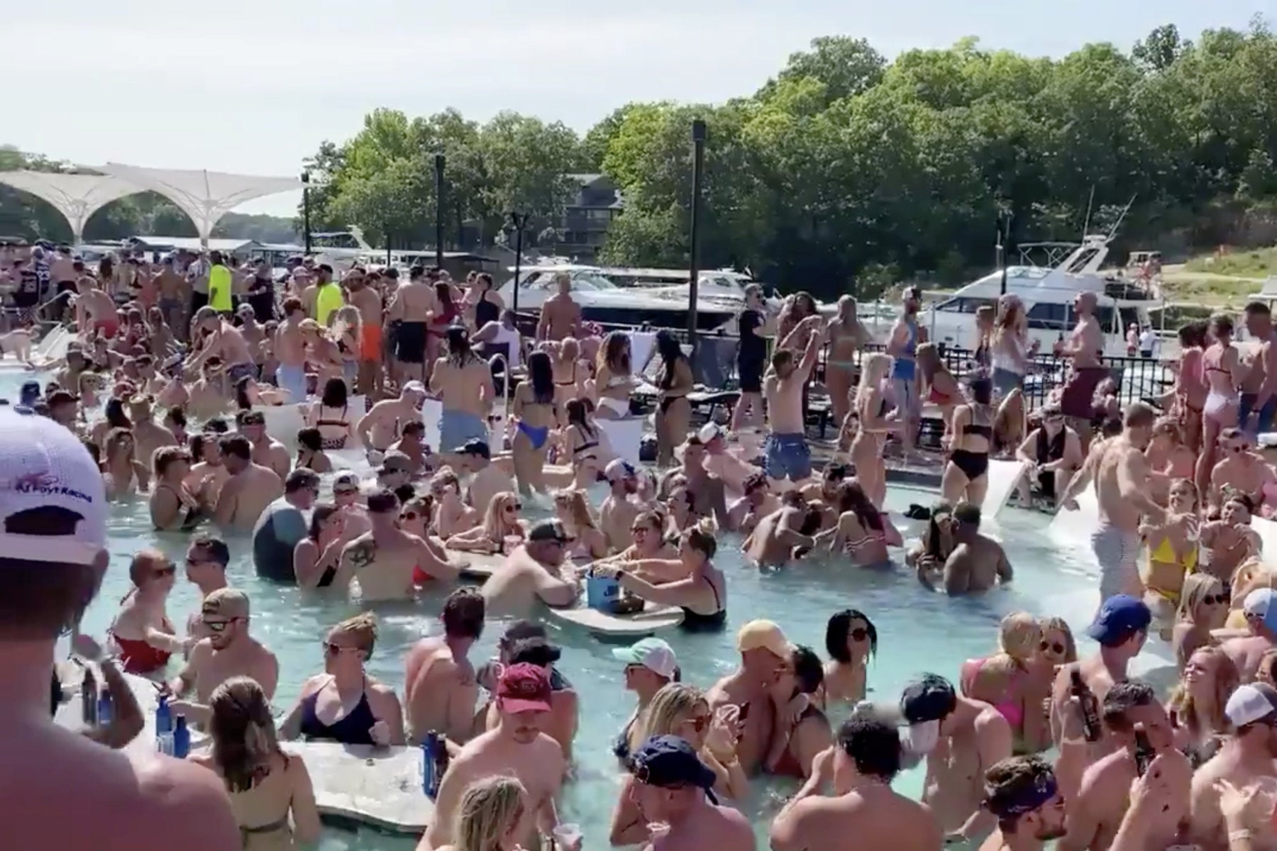 Angered up after a group party in a pool in the United states.. | Net Worth Space