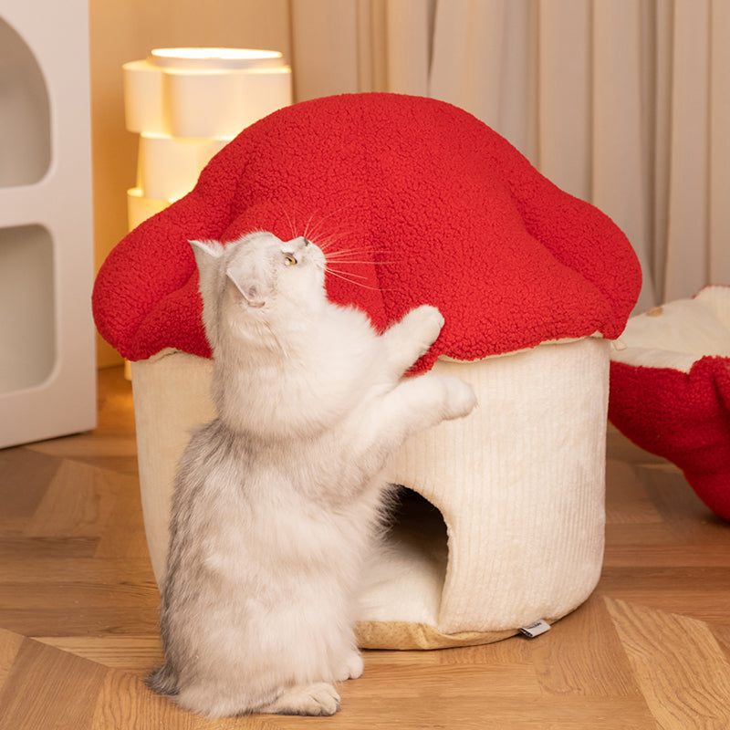 VIP 22.8'' Large Mushroom Cat Bed-image-10