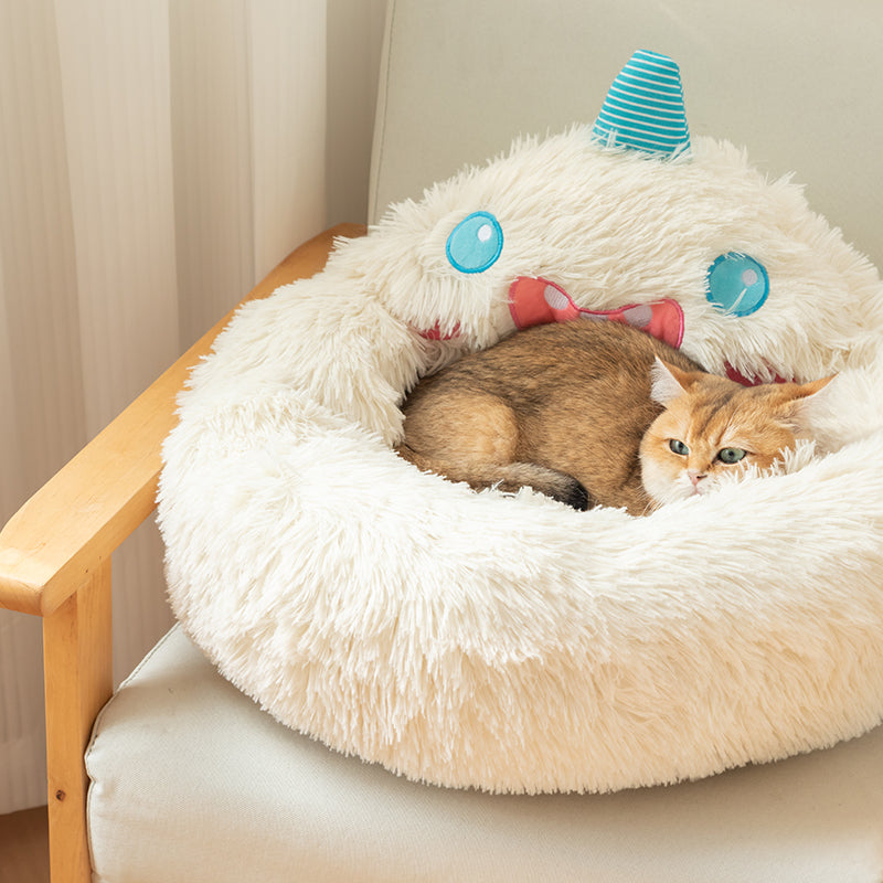 Snow Monster Cat Bed-image-0