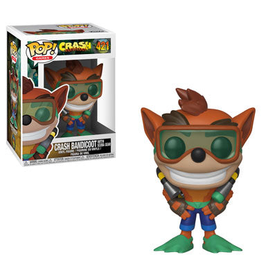 Funko Pop! Games - Crash Bandicoot #421 - Crash Bandicoot (with Scuba Gear) - Simply Toys
