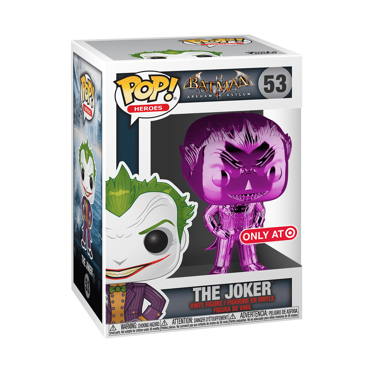 Funko Pop! Heroes - Batman: Arkham Asylum #53 - The Joker (Purple Chro –  Simply Toys