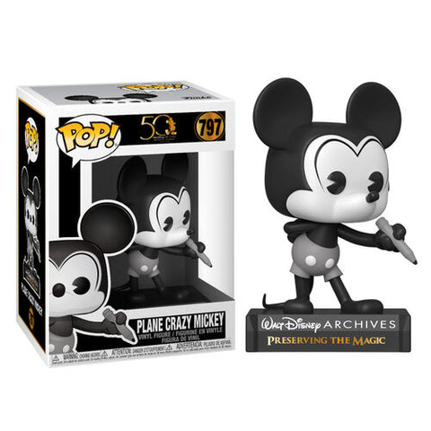 black and white mickey funko