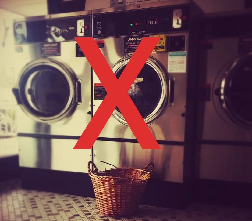 Laundry machine not allowed!