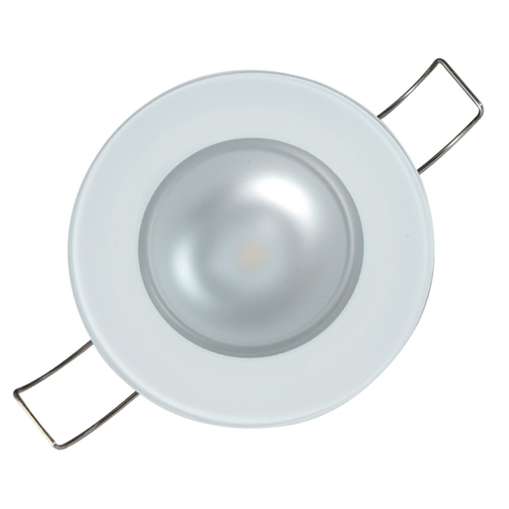 Lumitec Mirage - Recessed light fixture - Glass finish - 3 colors red/blue non-dimming with white dimming