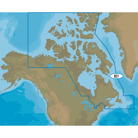 C-MAP 4D NA-D021 - Canada North and East