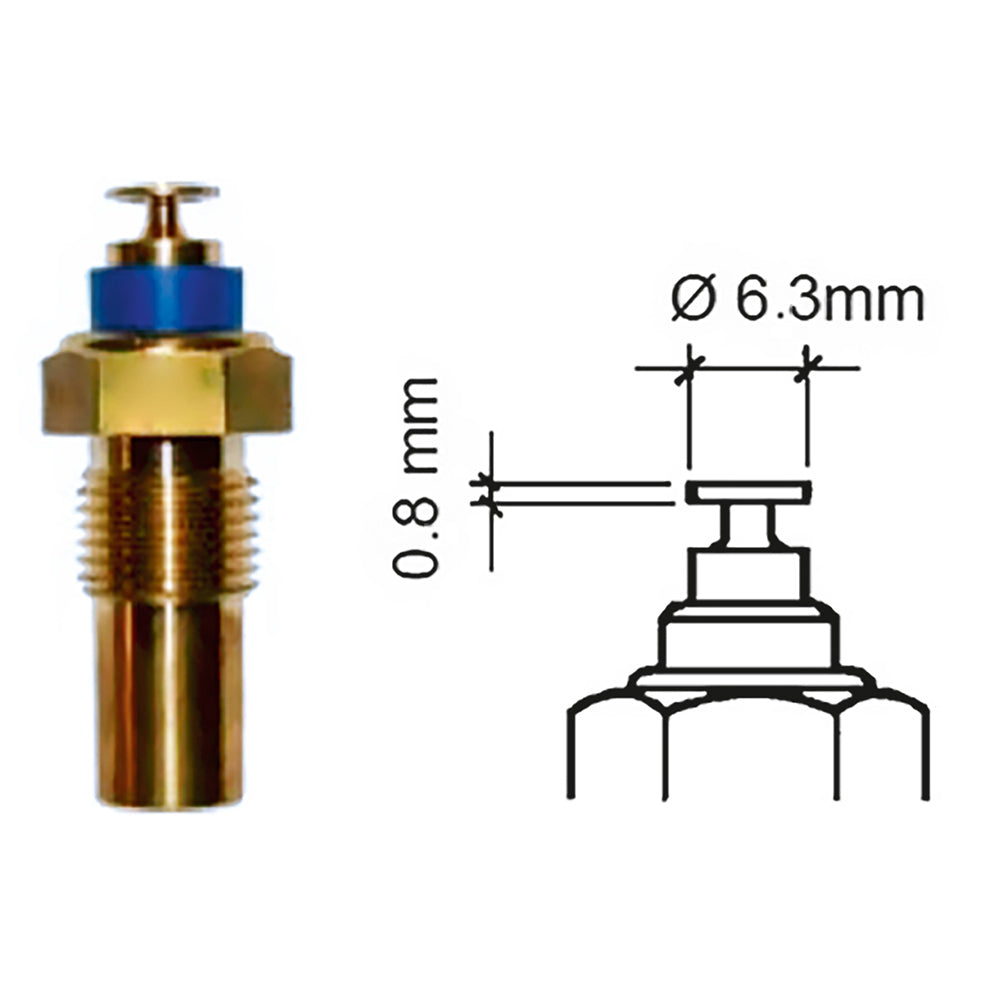 Veratron Coolant Temperature Sensor - 40° to 120°C - M10 x 1 Short Conical