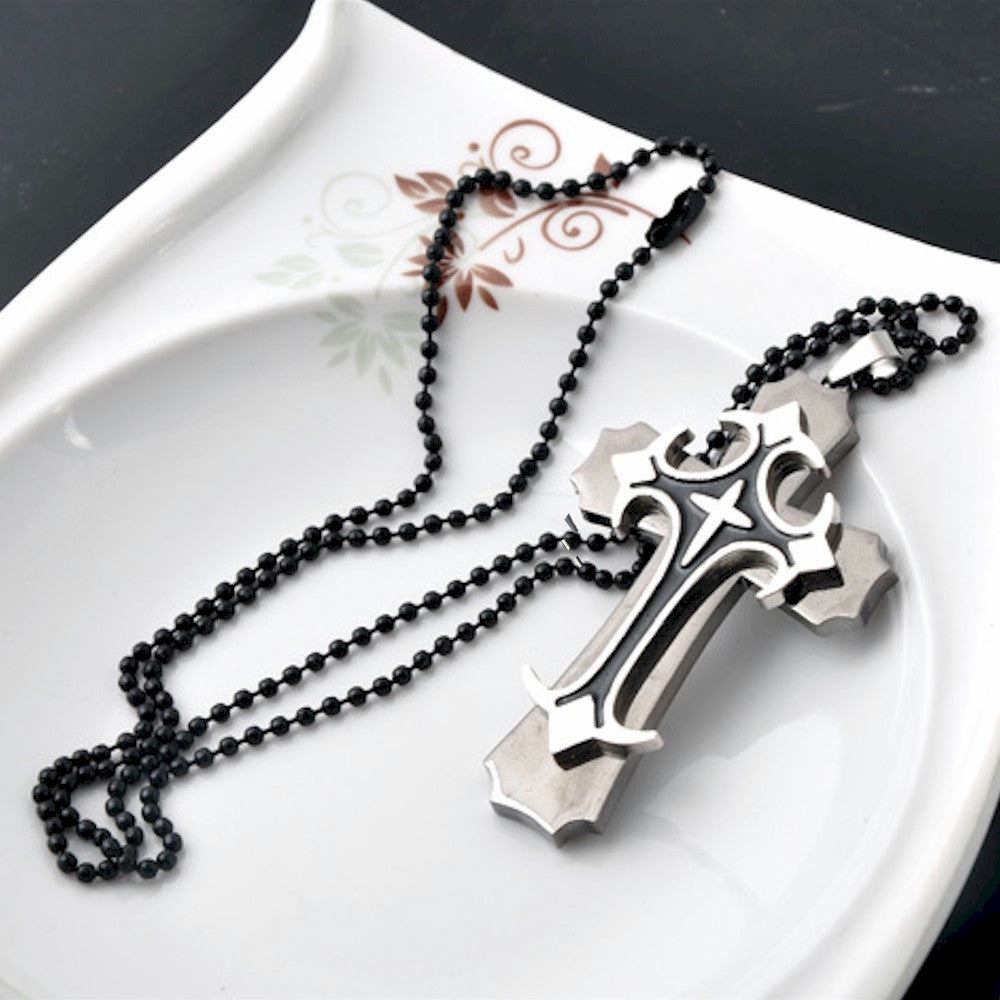 Christian Necklace Mens Titanium Steel Cross2 8eff1765 746e 4053 8b2f 9b351f61657f 1024x1024 ?v=1571708675