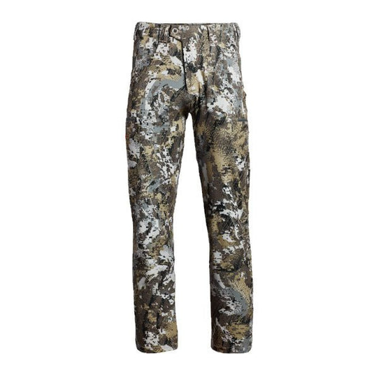 Thompson White Stretch Heavy Cotton Cargo Pant