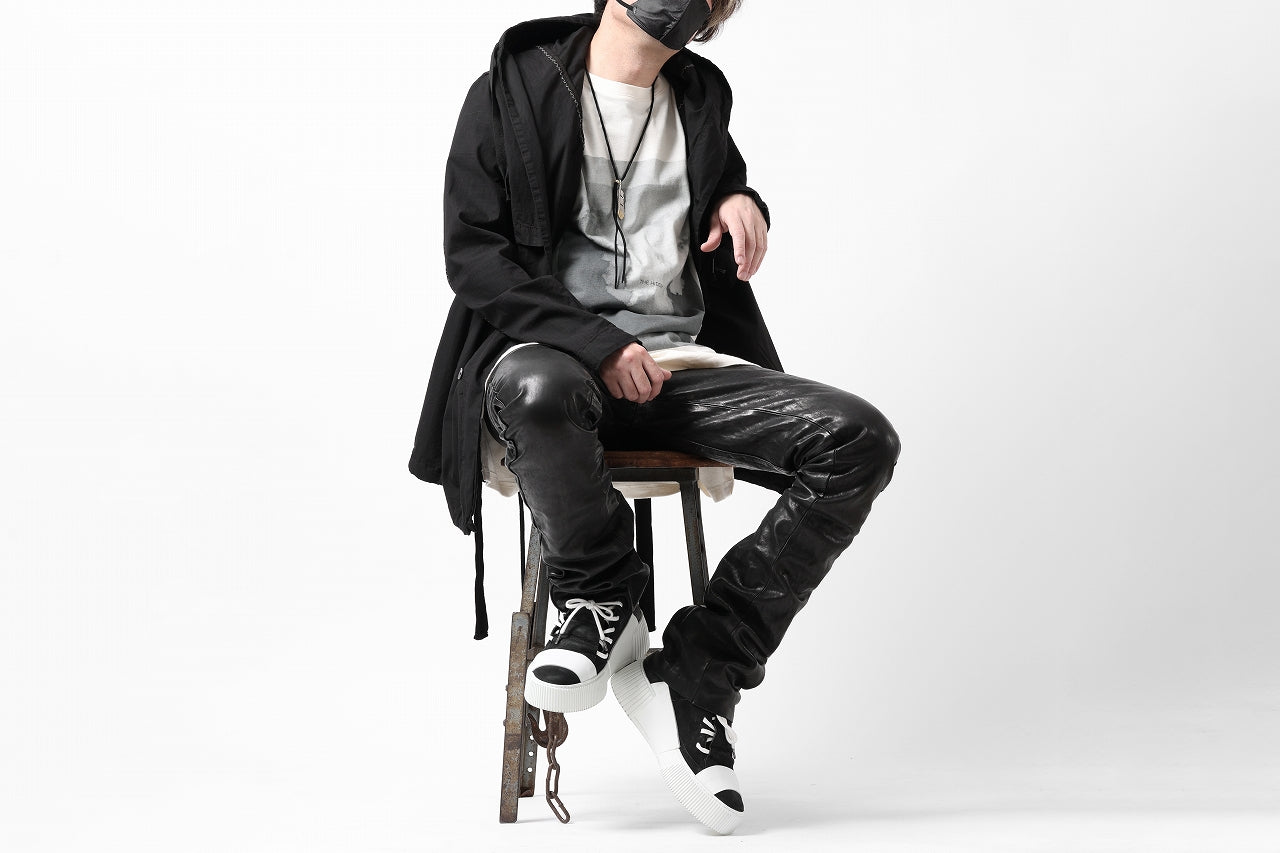 New Arrival & STYLING | TIGHT STRAIGHT LEATHER PANTS / BACKLASH