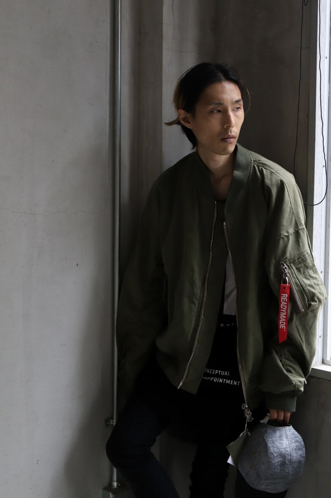 [ Jacket ] READYMADE JESSE JACKET Price / ￥278,300 - (in tax) Size / 02 (*One Size) Color / Green Material / Vintage Cotton (Rebuild by US ARMY TENT)