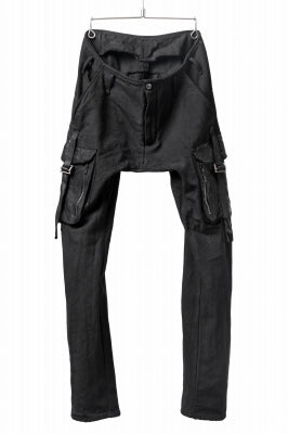 incarnation SLIM ARMY PANTS MP-3 / DYEING CANVAS+HORSE LEATHER