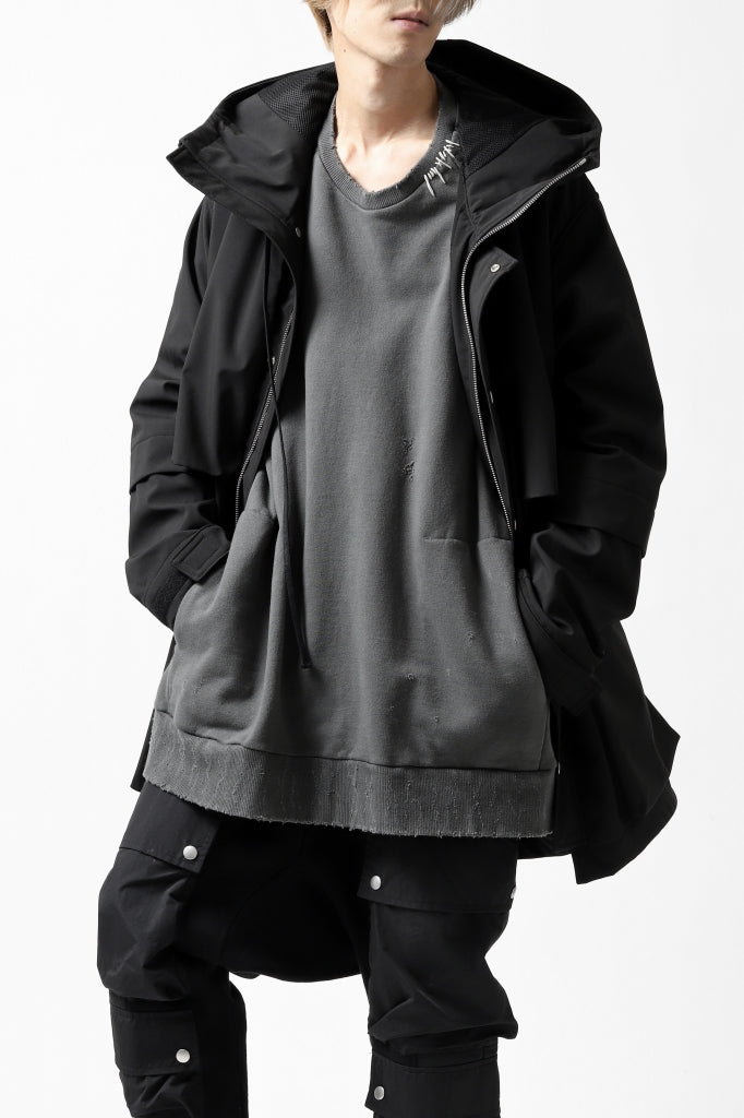 A.F ARTEFACT "LIGHT-WARMER" MODS COAT / FLEECE BONDING NYLON