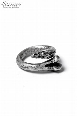 Holzpuppe Barnacle Hollow Silver Ring (BR-601)