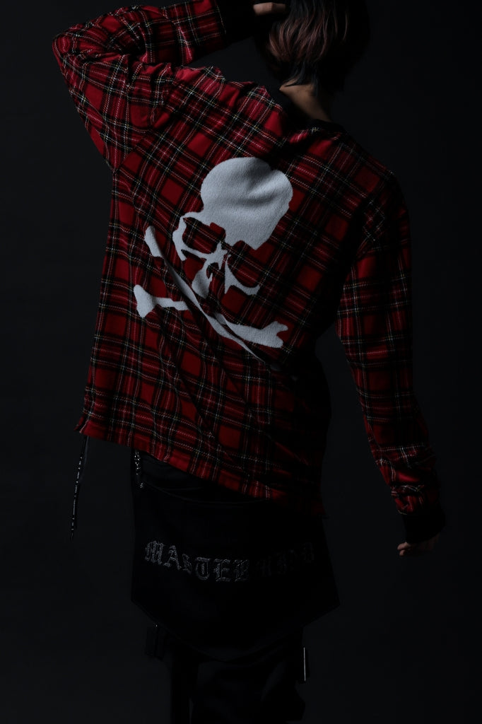 mastermind JAPAN TARTAN CHECK LS TOPS / JACQUARD VELOUR