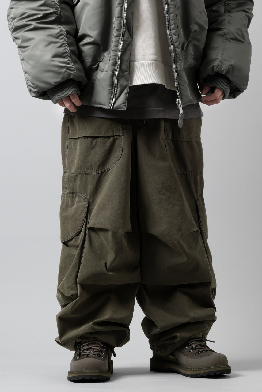 entire studios FREIGHT CARGO PANTS / COTTON CANVAS