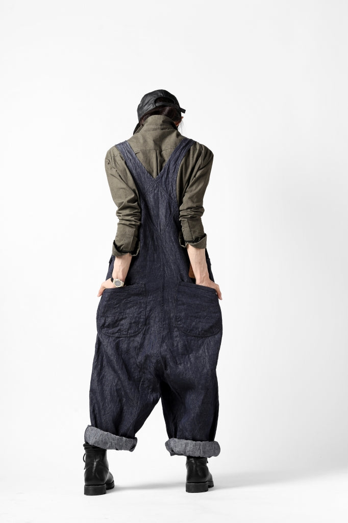 KLASICA MB OVERALL / DEEP DYED LINEN DENIM