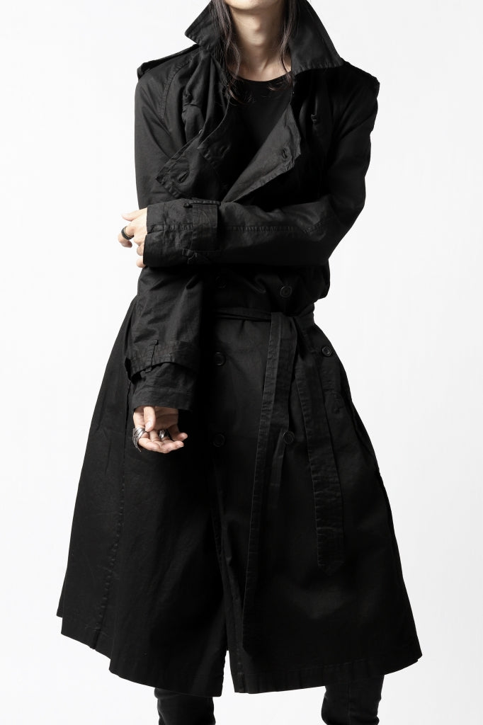 RUNDHOLZ DIP MILITARY TRENCH COAT