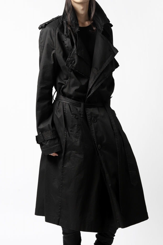 RUNDHOLZ DIP MILITARY TRENCH COAT