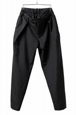 COLINA EASY TUCK PANTS / WASHABLE WOOL TROPICAL CLOTH