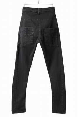 thomkrom SKINNY TROUSERS with SCAR STITCH / STRETCH DENIM