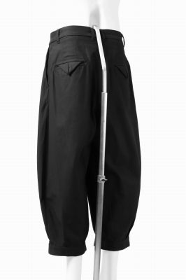 KLASICA GOSSE 2 TUCKED TROUSERS / DRY BACK TWILL