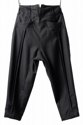 KLASICA SABRON CONSTRUCTED TROUSERS / REPULSION NIGHT GLEN CHECK WOOL