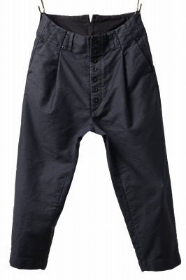 KLASICA SABRON CONSTRUCTED TROUSERS / SURPHER DYED MOLE SKIN