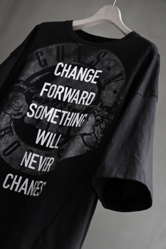 CHANGES VINTAGE REMAKE MULTI PANEL BAND TEE (BLACK #E)