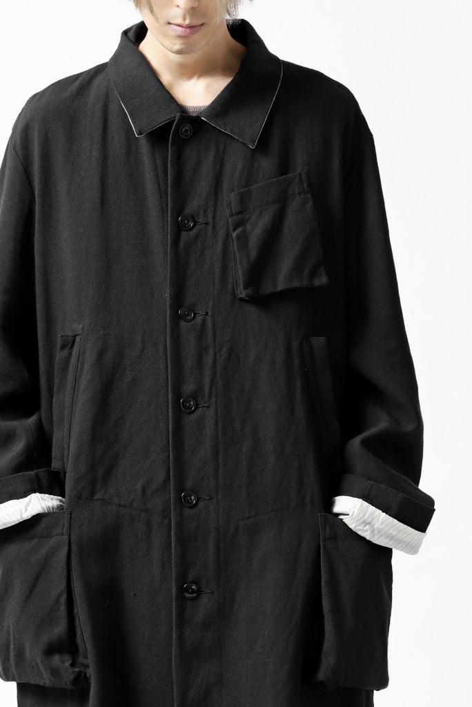 KLASICA KISTEL WORK COAT / MONOTONE HOUND TOOTH