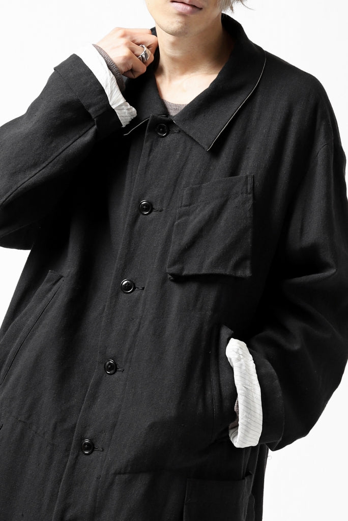 KLASICA KISTEL WORK COAT / MONOTONE HOUND TOOTH