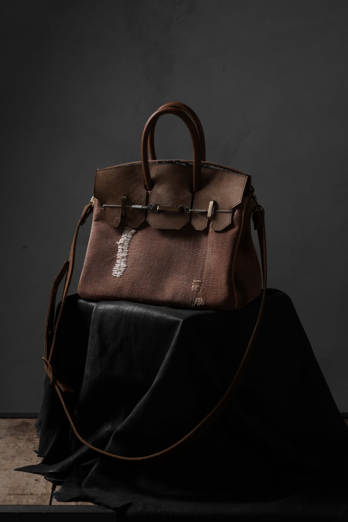 ierib exclusive 2Way Bark Bag / Vintage SAKABUKURO + Marble Cordovan