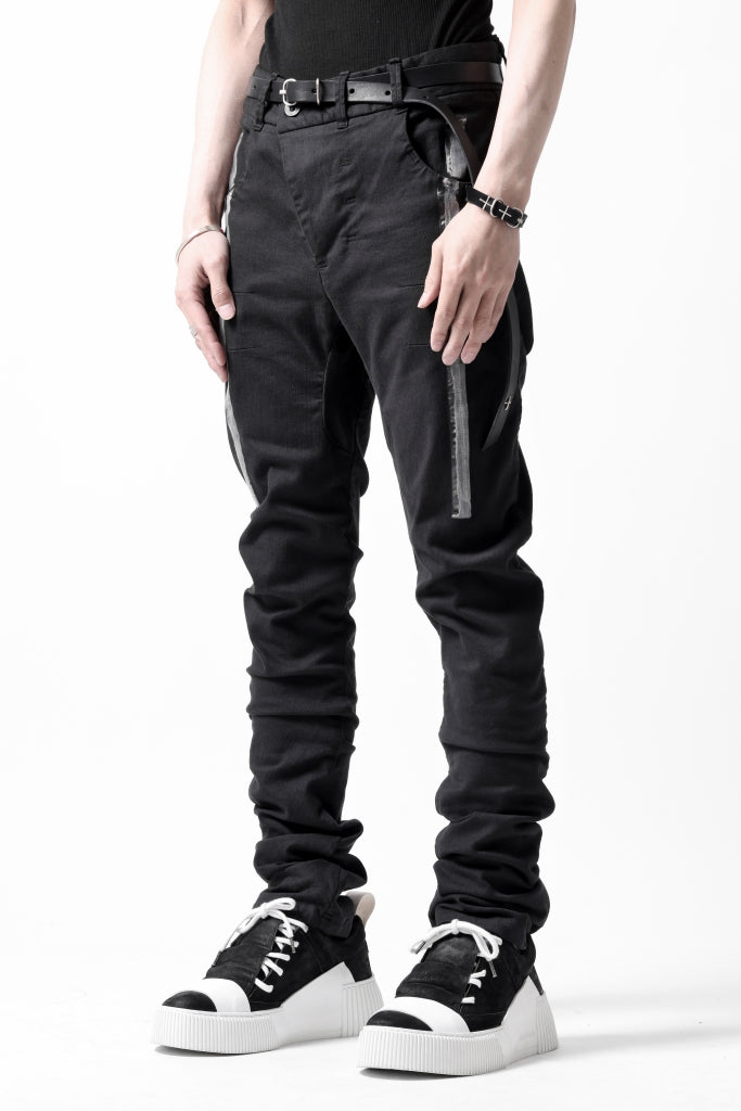 BORIS BIDJAN SABERI TIGHT FIT PANTS / OBJECT DYED & SEAM TAPED "P13.TF-FTS10001"