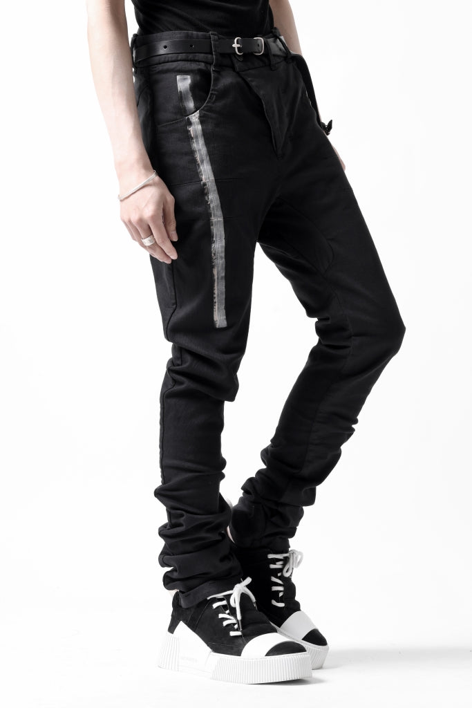 BORIS BIDJAN SABERI TIGHT FIT PANTS / OBJECT DYED & SEAM TAPED "P13.TF-FTS10001"