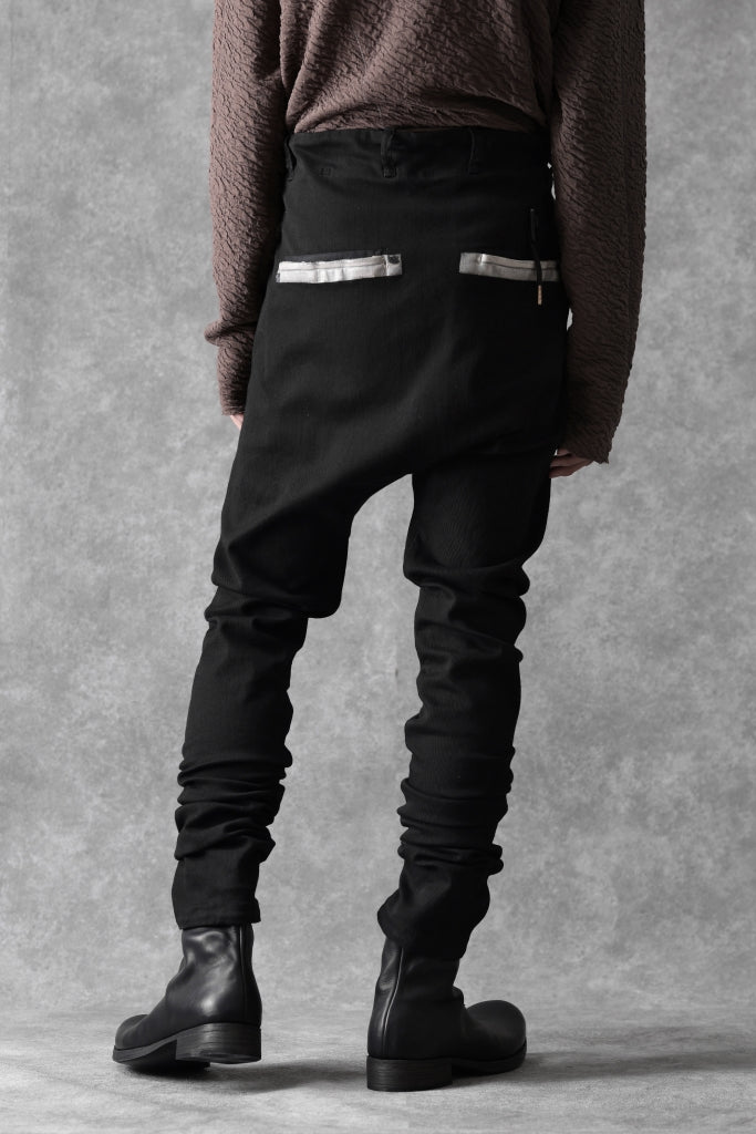 BORIS BIDJAN SABERI SLIM FIT PANTS / OBJECT DYED & SEAM TAPED "P11-F1939"