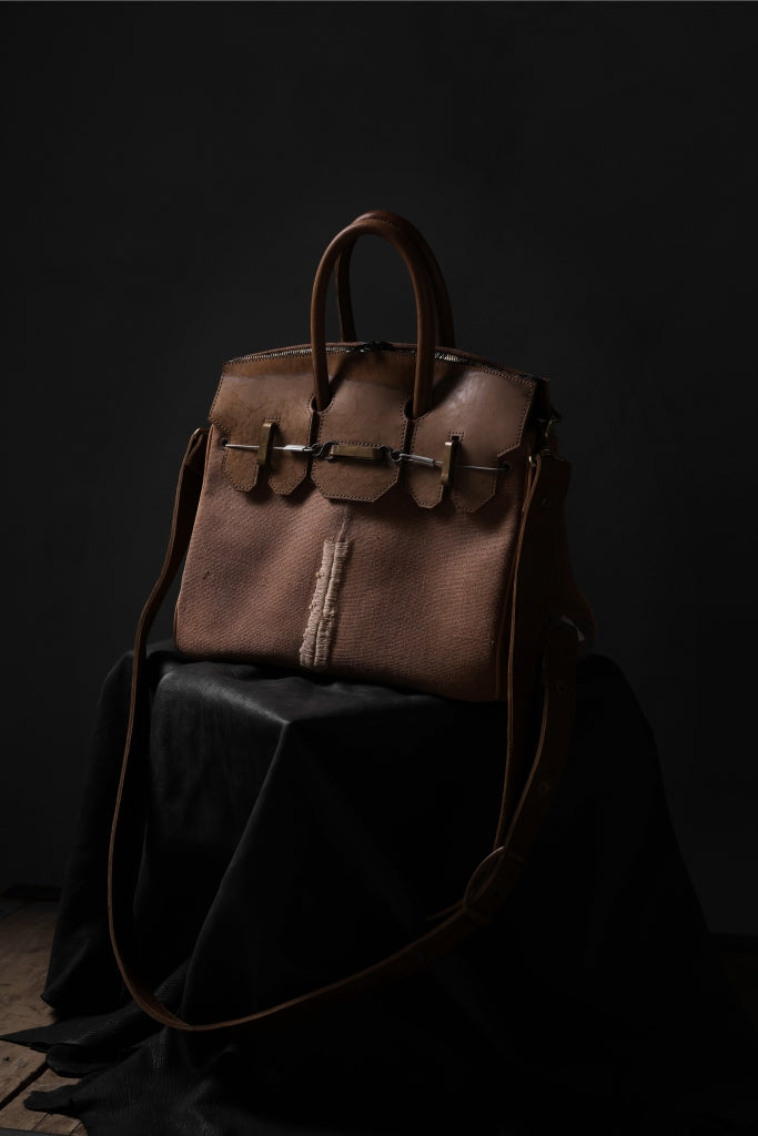 ierib exclusive 2Way Bark Bag / Vintage SAKABUKURO + Marble Cordovan