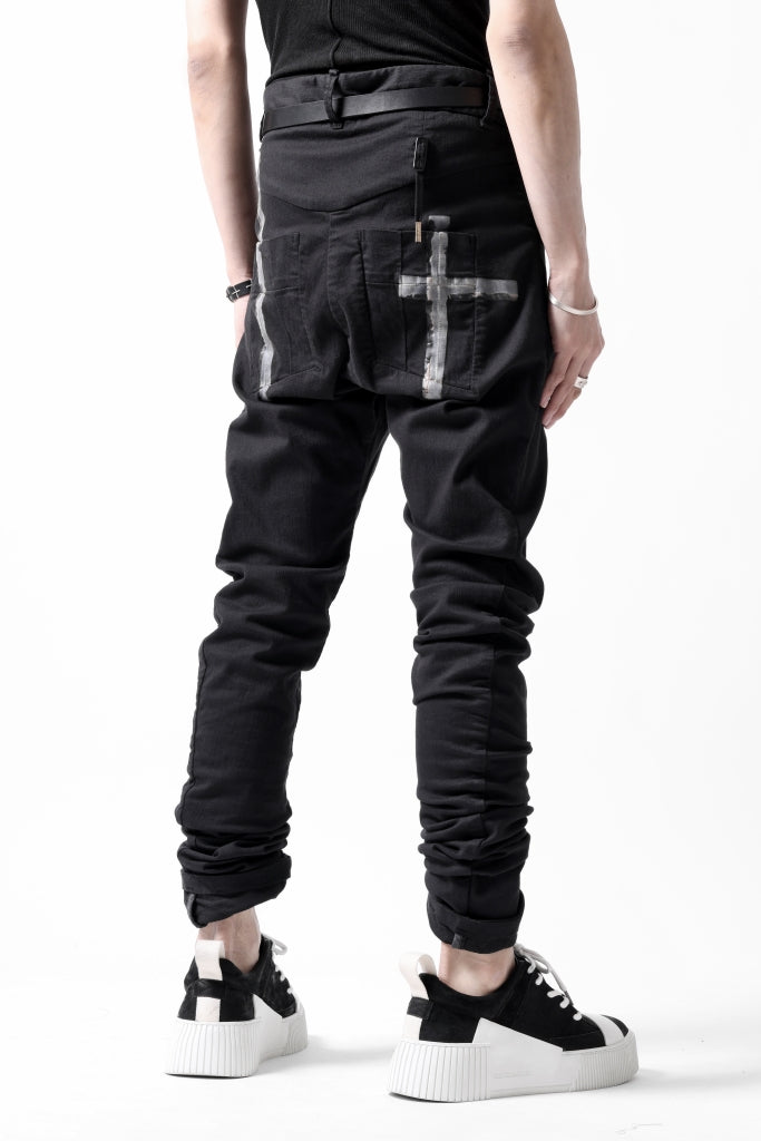 BORIS BIDJAN SABERI TIGHT FIT PANTS / OBJECT DYED & SEAM TAPED "P13.TF-FTS10001"