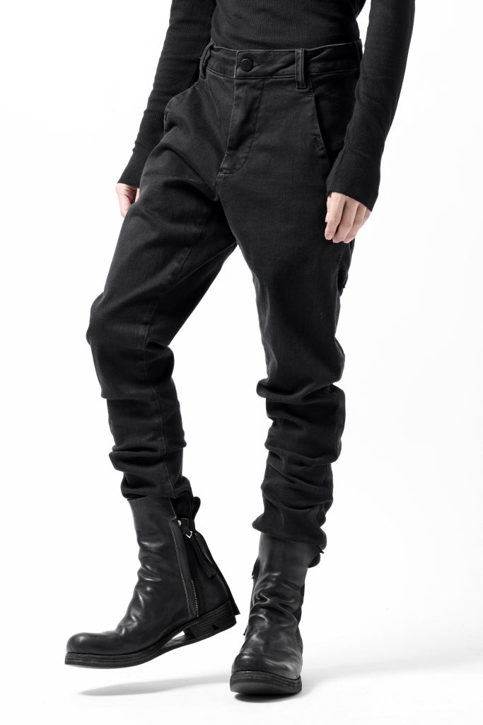 thomkrom SKINNY TROUSERS with SCAR STITCH / STRETCH DENIM