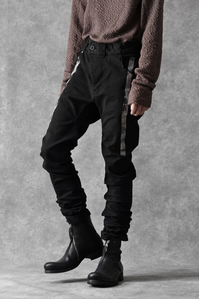 BORIS BIDJAN SABERI TIGHT FIT PANTS / OBJECT DYED & SEAM TAPED "P13.TF-F1939"