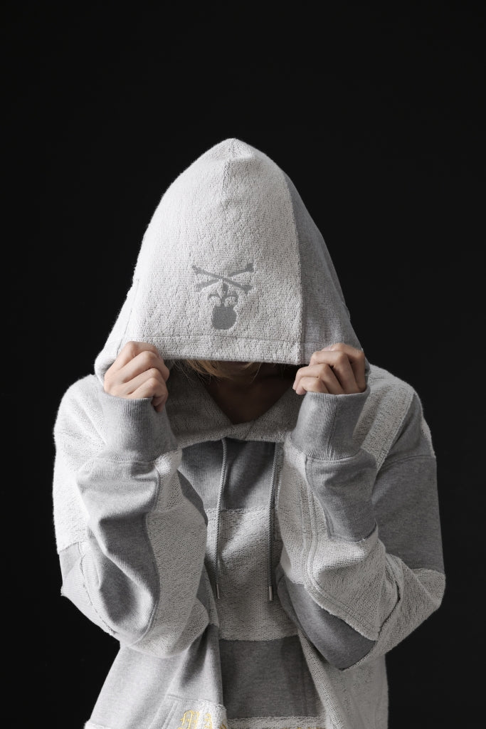 mastermind JAPAN SWEAT HOODIE / SWITCH PATCHWORK