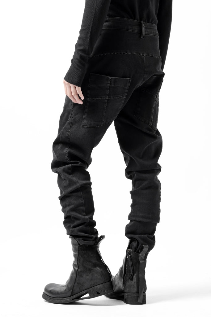 thomkrom SKINNY TROUSERS with SCAR STITCH / STRETCH DENIM