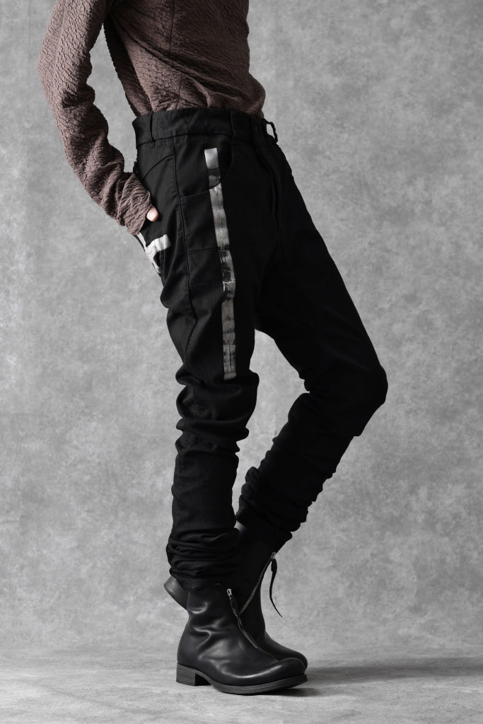 BORIS BIDJAN SABERI TIGHT FIT PANTS / OBJECT DYED & SEAM TAPED "P13.TF-F1939"