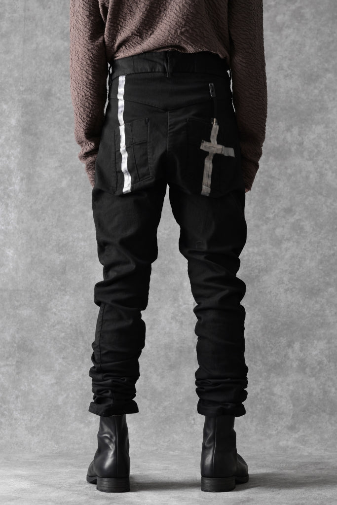 BORIS BIDJAN SABERI TIGHT FIT PANTS / OBJECT DYED & SEAM TAPED "P13.TF-F1939"